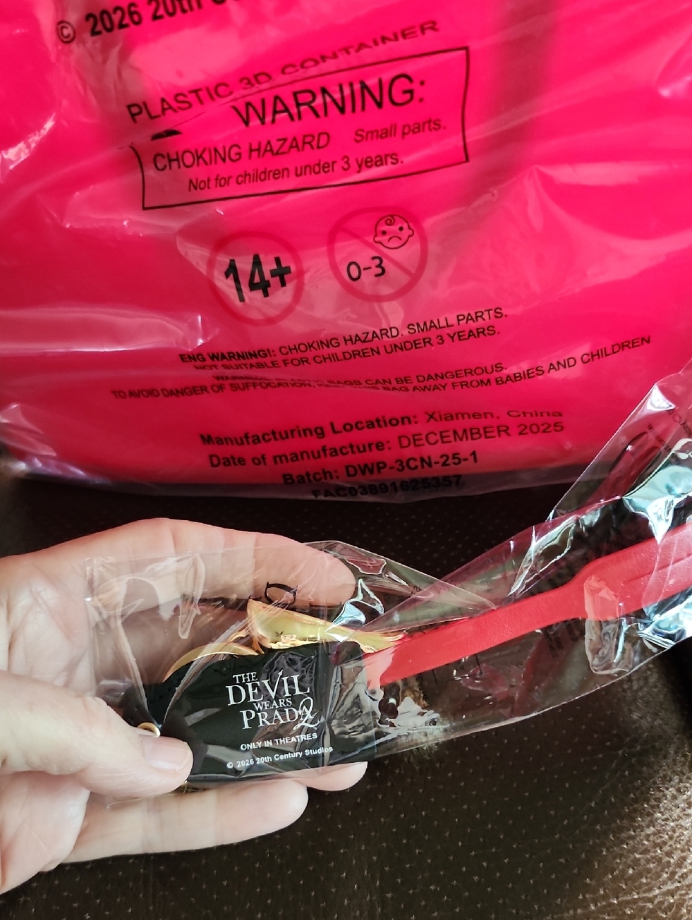 Devil Wears Prada 2 Official AUTHENTIC Popcorn Pail - Picture 5 of 6